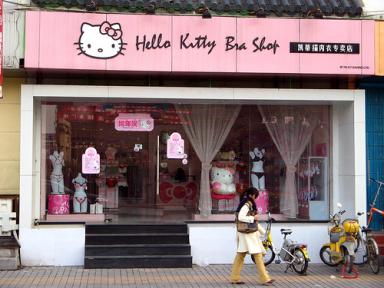 Strong Copy Builds Brands: Further proof of conspiracy: Hello Kitty Bra Shop